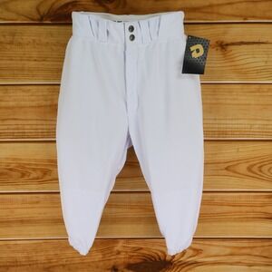 Demarini Baseball Pants Boys Size‎ SM White Insane Dedication to Performance NWT